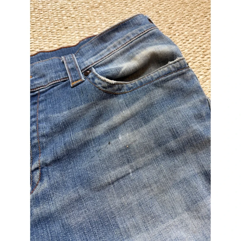 True Religion Ricky Relaxed Straight Leg Jeans Mens 36 Medium Wash Blue Denim